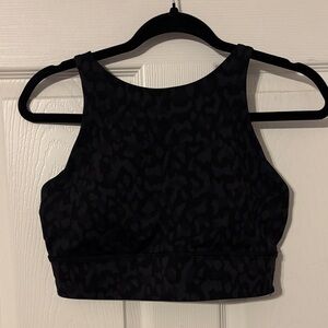 Lululemon Energy Bra High Neck Long Line *Medium Support B-D Formation Camo Deep